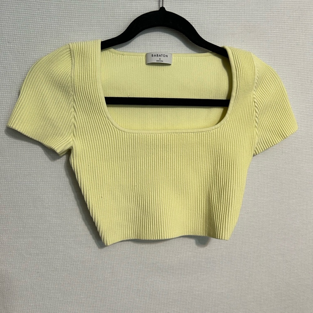 Babaton ribbed yellow crop